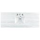James Martin Vanities Bristol 36" Single Bathroom Vanity in Bright White with 3 cm Arctic Fall Solid Surface Top and Rectangular Sink, , large