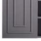 James Martin Vanities Alicante 39.5" Single Bathroom Vanity in Grey Smoke with 5 cm White Glossy Resin Top and Rectangular Sink, , large