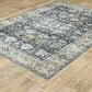 Oriental Weavers Charleston Floral 7"6" x 10" Blue Area Rug, , large