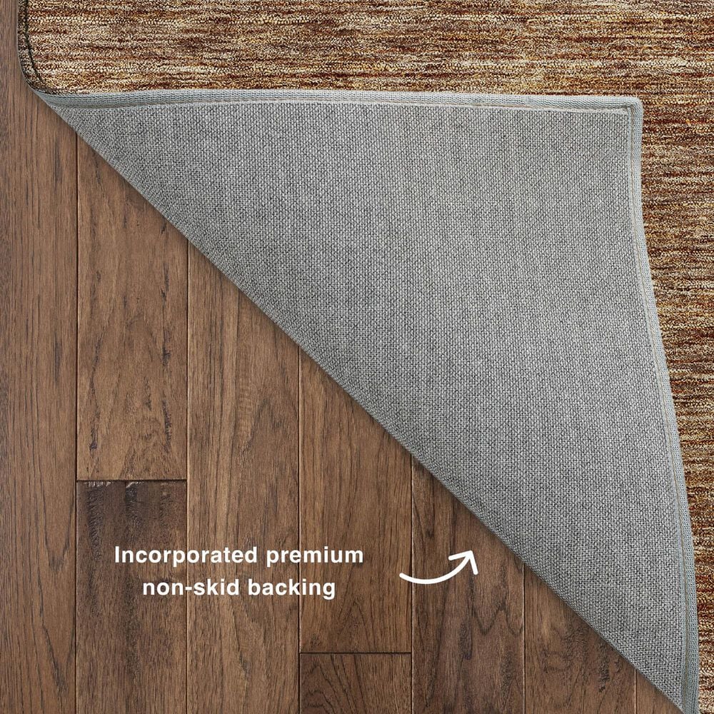 Dalyn Rug Company Soft Essentials Solid Copper 8' x 10' Indoor/Outdoor Area Rug, , large