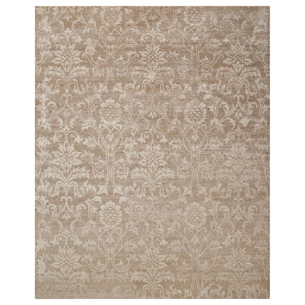 Nourison Silk Shadows 8"6" x 11"6" Light Gold Area Rug, , large