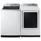 Samsung 5.1 Cu. Ft. Top Load Washer and 7.4 Cu. Ft. Gas Dryer Laundry Pair in White, , large