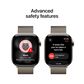 Apple Watch Series 11 (GPS+Cellular) 46mm Titanium Case with Natural Milanese Loop - S/M - (2025), , large