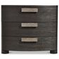Bernhardt Geneve King Upholstered Wingback Bed with Two Nightstands in Robor, , large