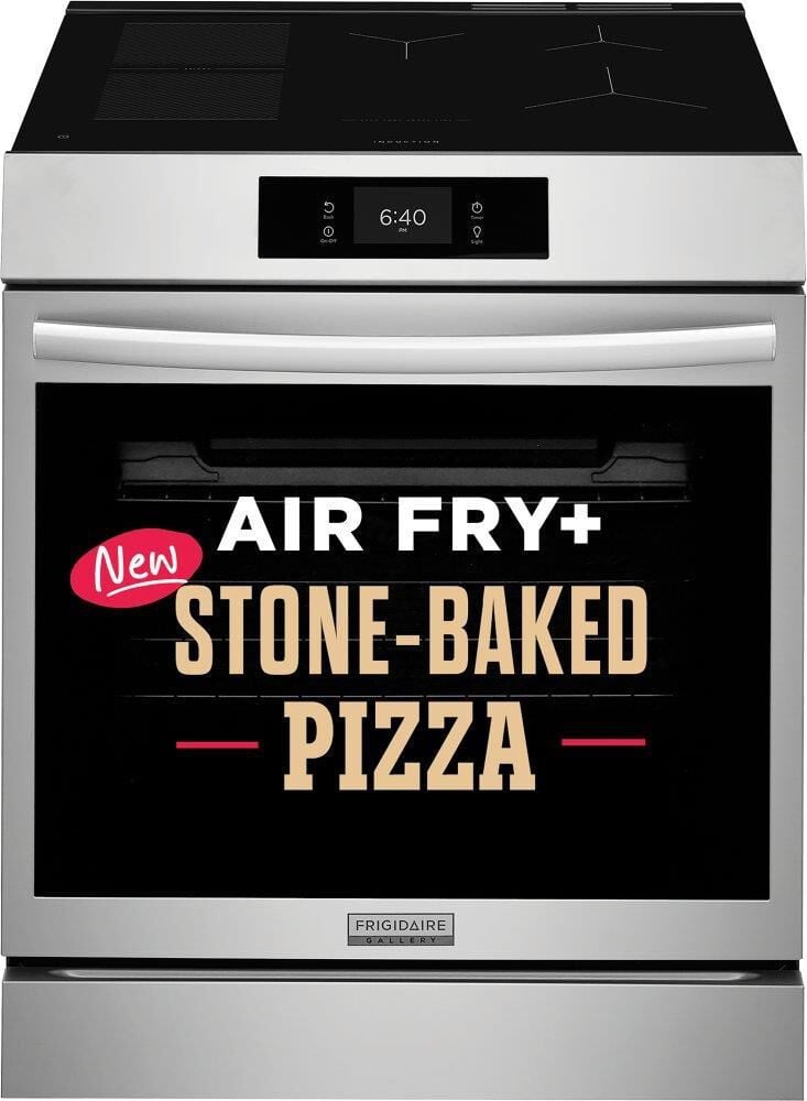 Frigidaire Gallery 30&quot; Freestanding Induction Convection Range with Stone-Baked Pizza in Stainless Steel, , large