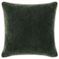 Classic Home Heirloom 22" x 22" Throw Pillow in Forest Green and Natural, , large
