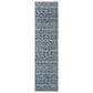 Momeni Mallorca 2" x 8" Denim Runner, , large