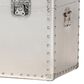 Baxton Studio Serge Storage Trunk in Silver, , large