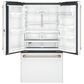 Cafe 23.1 Cu. Ft. Counter Depth French Door Refrigerator in Matte White in Brushed Bronze, , large