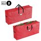 Timberlake Christmas Tree Storage Bag in Red (Set of 2), , large