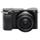 Sony Alpha 6100 Mirrorless Camera 2-Lens Kit with E PZ 16-50mm and E 55-210mm Lenses in Black, , large
