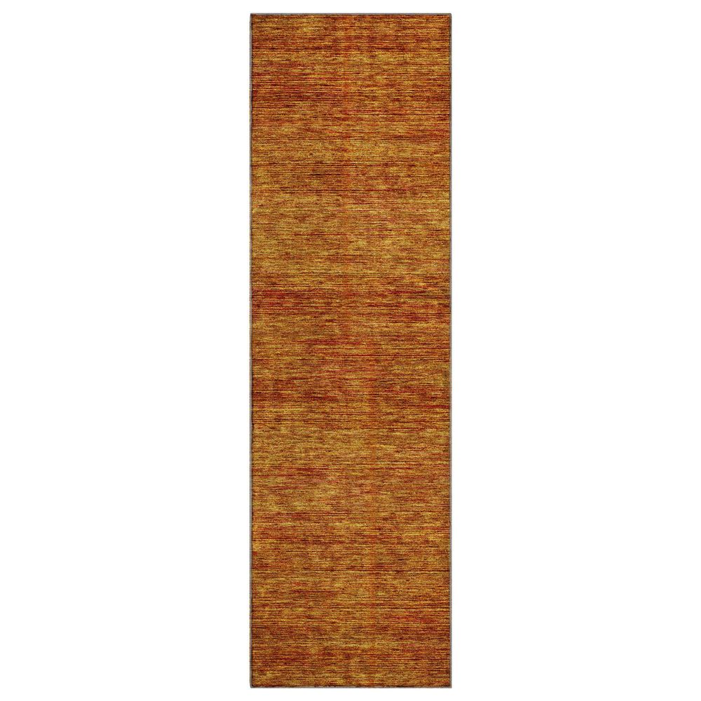 Dalyn Rug Company Soft Essentials Solid Terracotta 2"3" x 7"6" Indoor/Outdoor Runner, , large