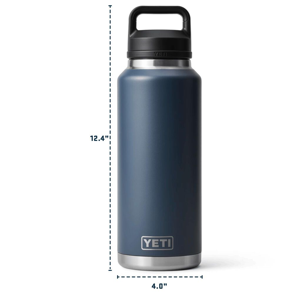 YETI Rambler 46 Oz Water Bottle with Color-Matched Chug Cap in Grasshopper, , large