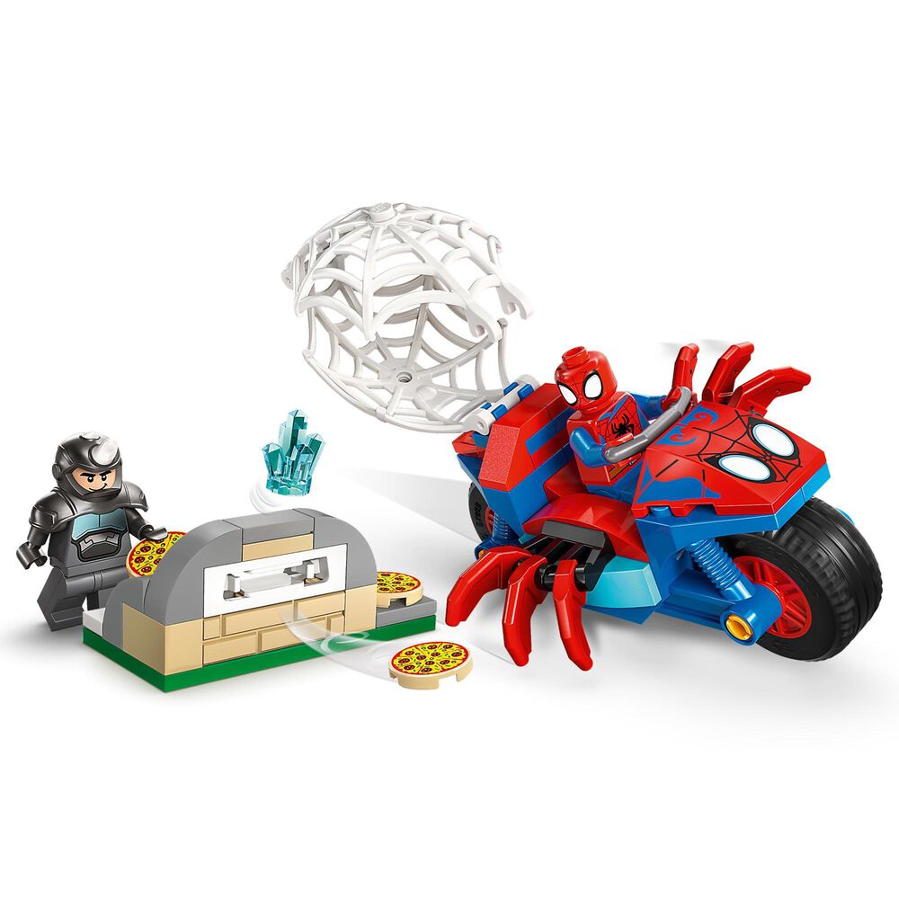 LEGO Marvel Spidey on His Motorcycle vs. Rhino Building Set, , large