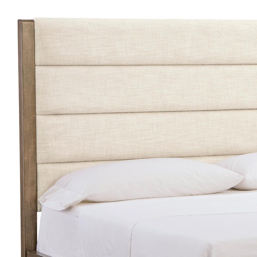 Ashley Marxmore King Upholstered Storage Panel Bed in Brown, , large