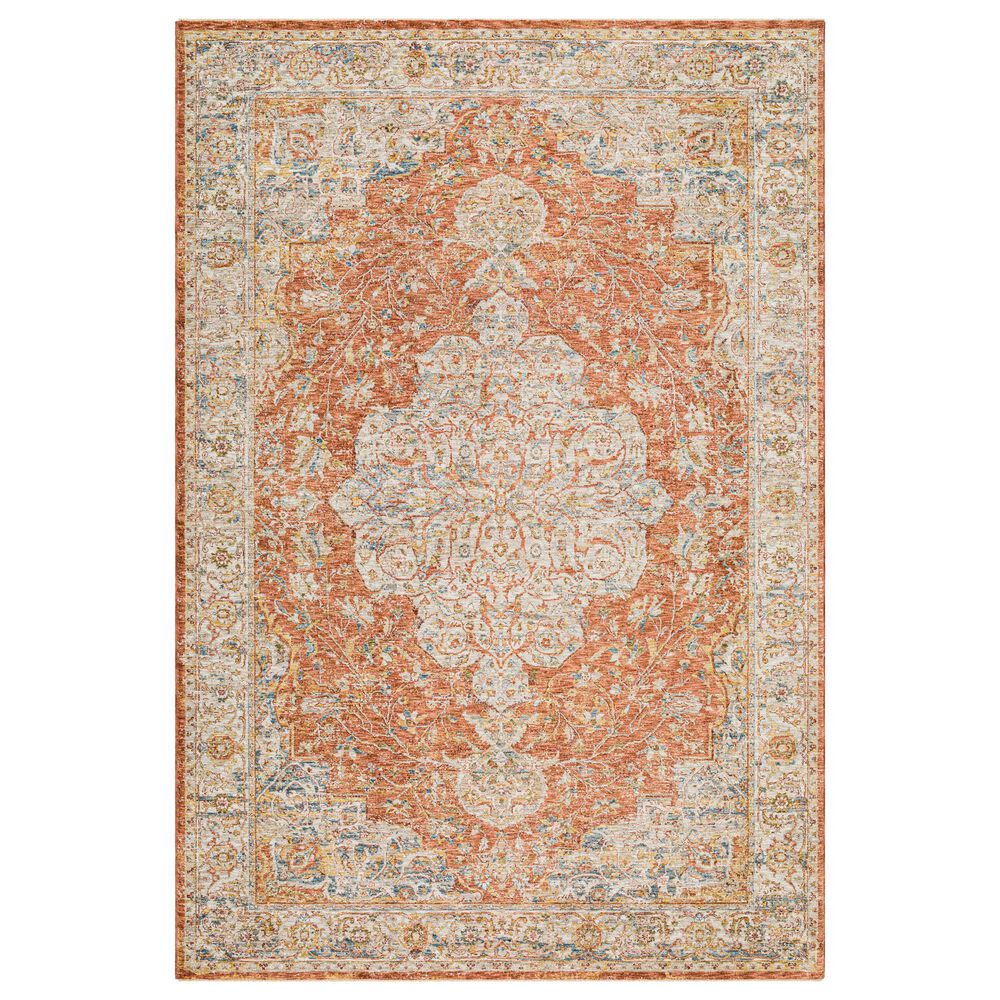 Surya Mona Lisa 12" x 15" Brick Red, Tan, Mustard, Dark Blue, Sage, Burgundy and Olive Area Rug, , large
