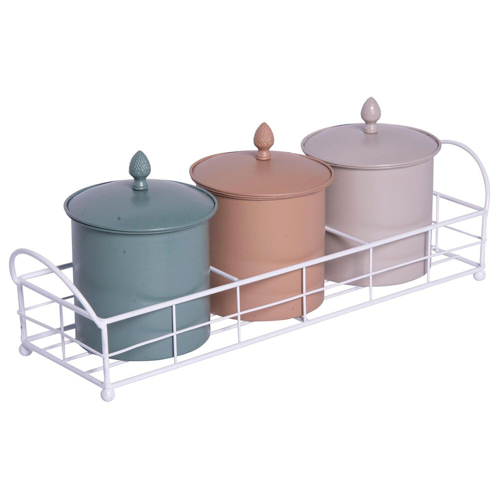 VIP Home and Garden Canister in Multicolor (Set of 3), , large