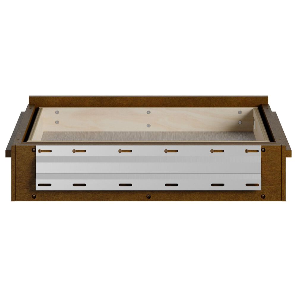 James Martin Bellshire 24" Makeup Counter Drawer Unit in Honey Oak, , large