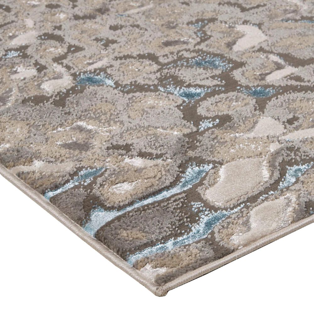 Feizy Azure 6&#39;7&quot; x 9&#39;6&quot; Blue and Silver Area Rug, , large
