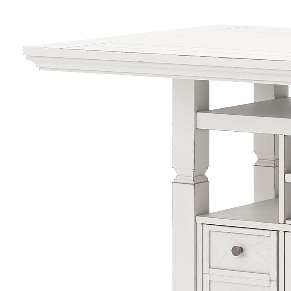 Ashley Robbinsdale Counter Height Dining Table in Antique White - Table Only, , large