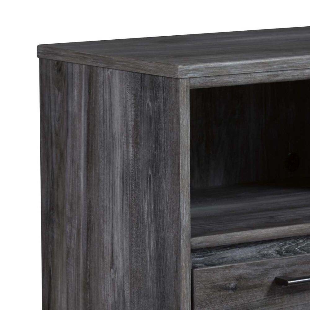 Ashley Baystorm 1-Drawer Nightstand in Smoke Gray, , large
