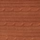 50" x 65" Cable Knit Throw Blanket in Cashew, , large