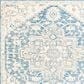 Safavieh Micro-Loop MLP503M 5" x 8" Blue and Ivory Area Rug, , large