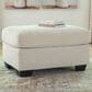 Ashley Greenbriar Ottoman in Ivory, , large