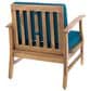 Hearth and Haven Perla Patio Club Chair with Cushions in Blue, , large