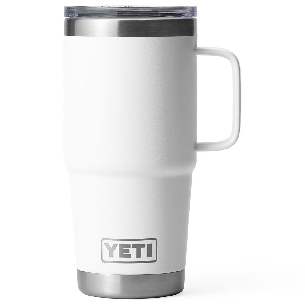 YETI Rambler 20 Oz Travel Mug with MagSlider Lid in White, , large