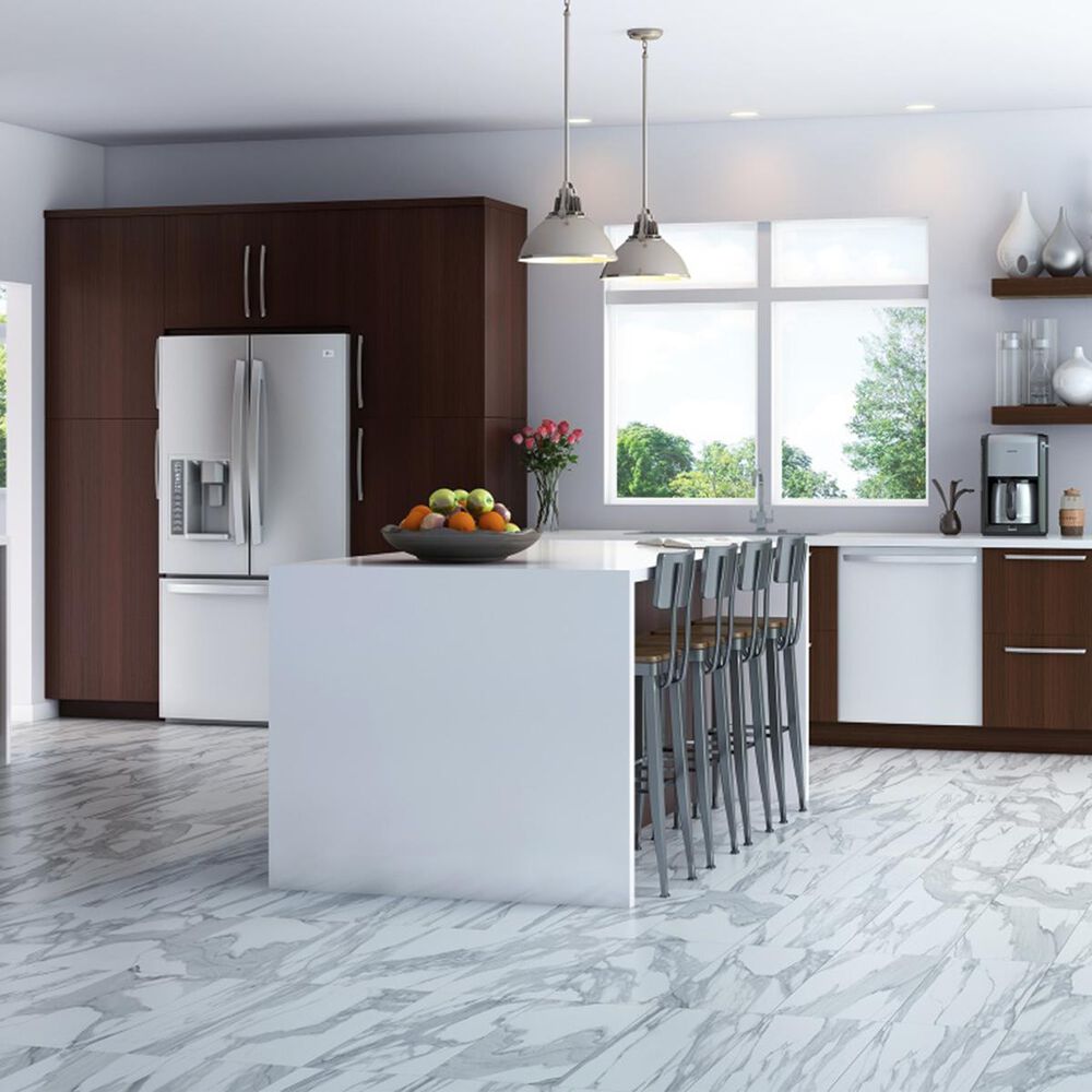 Premier Contour Calacatta 12" x 24" Ceramic Tile, , large