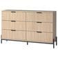 Walker Edison Paris 6-Drawer Dresser in Coastal Oak, , large