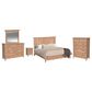 Hawthorne Furniture San Mateo 5-Piece King Panel Bedroom Set in Wheat, , large