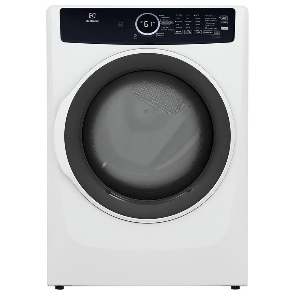 Electrolux 8 Cu. Ft. Front Load Gas Dryer with Sanitize in White, , large