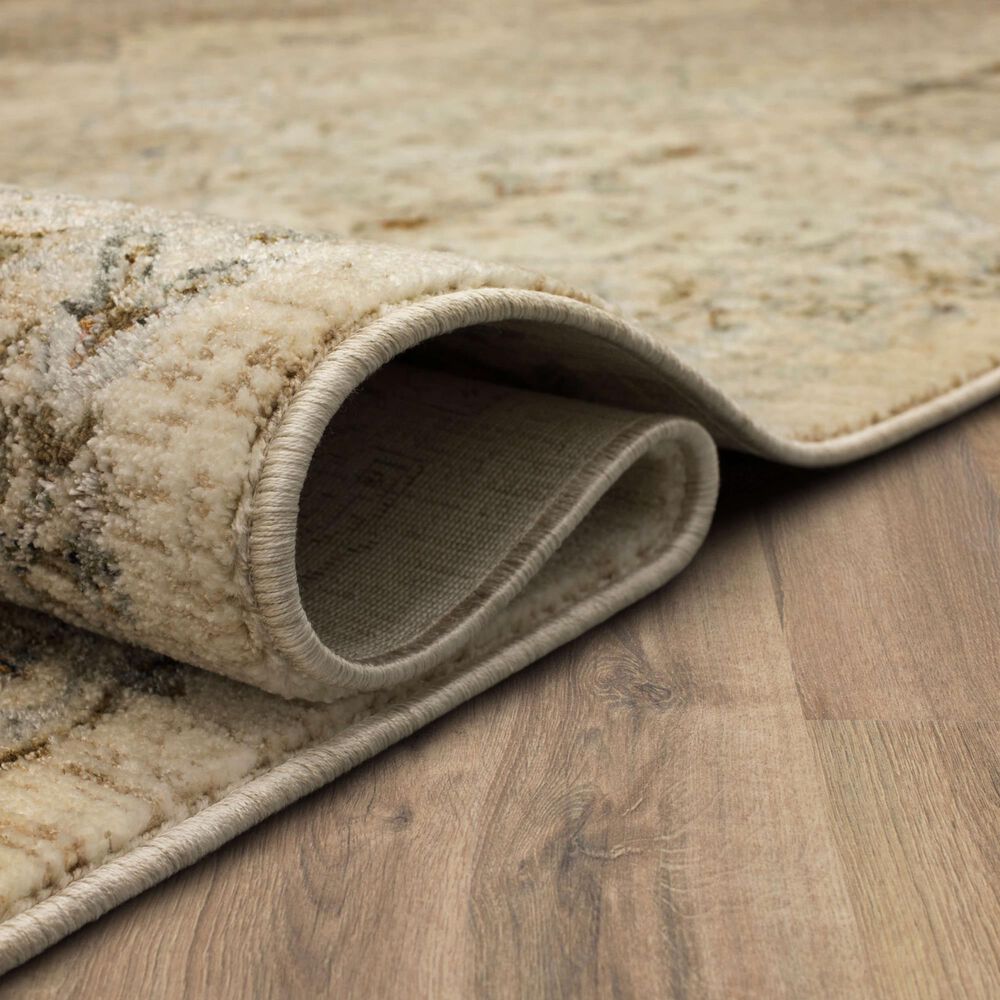 Karastan Divina Gloriana 5&#39; x 7&#39;10&quot; Cream Area Rug, , large