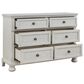 Ashley Robbinsdale 6 Drawer Dresser in Antique White, , large