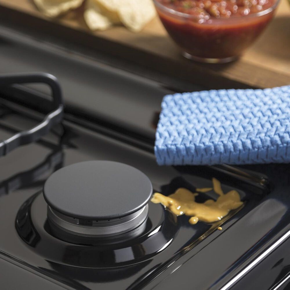 GE Appliances 4.8 Cu. Ft. Freestanding Gas Range in Black, , large