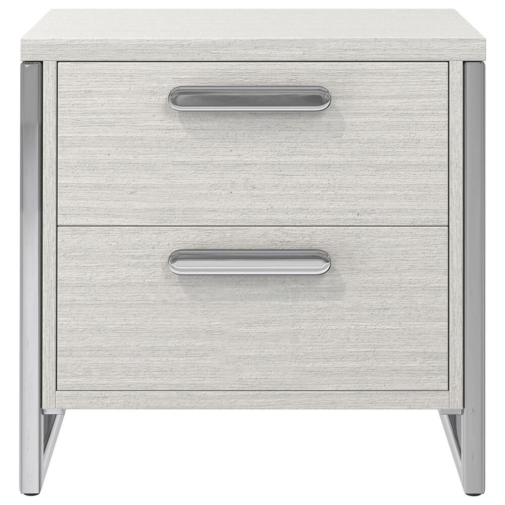 Bernhardt Stratum 2 Drawer Nightstand in Mist with USB Ports, , large