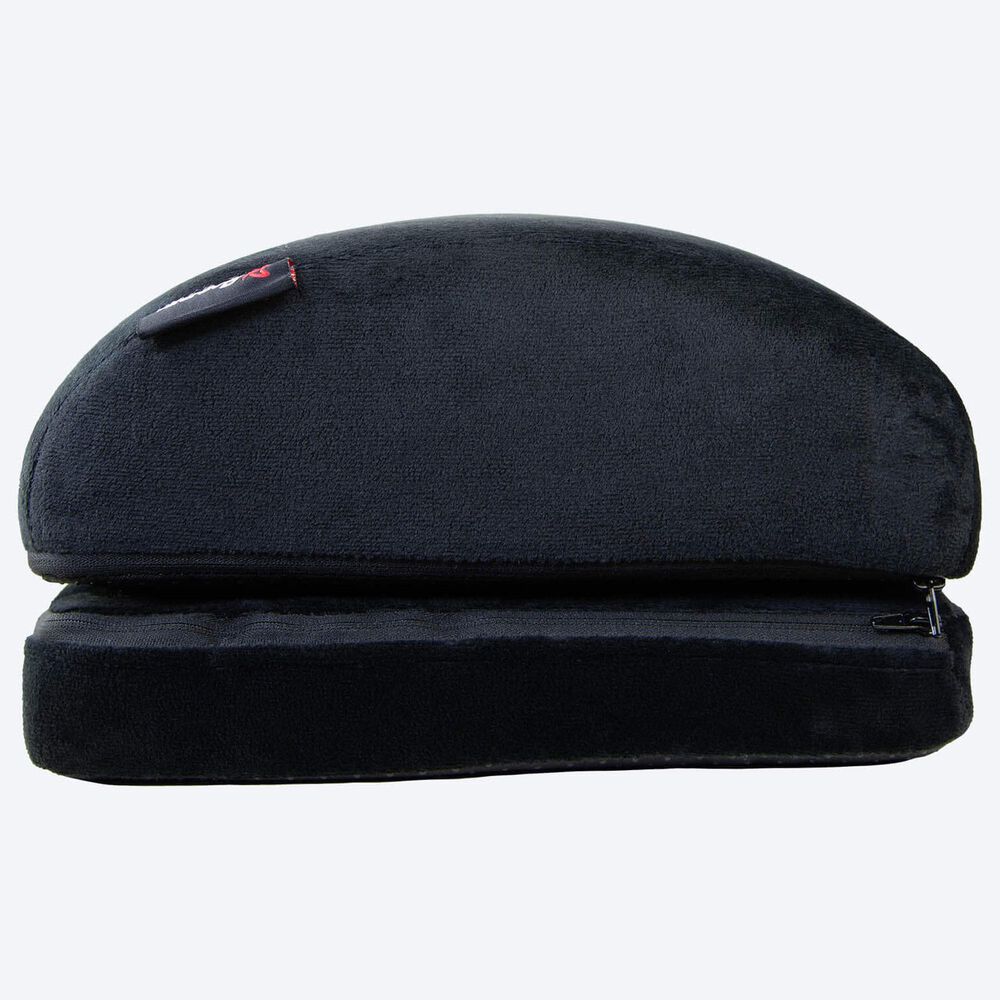 Arozzi Velvet Memory Foam Footrest in Black, , large