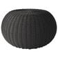 Ebel Outdoor Furniture Cloud Large Patio Pouf in Coal, , large