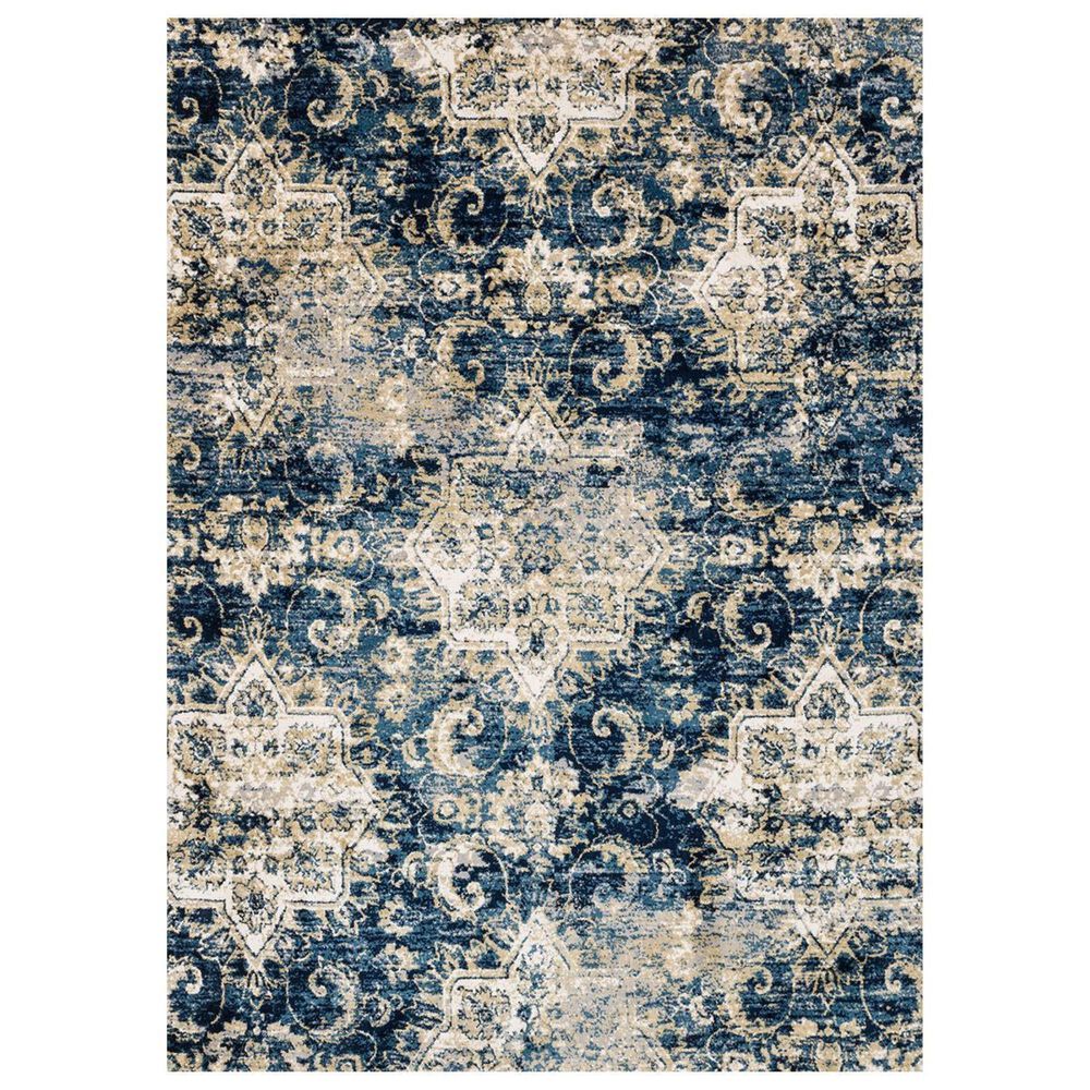 Loloi Torrance TC-04 7'10" x 10'10" Navy/Ivory Area Rug, , large