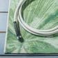 Safavieh Barbados Tropical Botanical 5"3" x 7" Green and Teal Indoor/Outdoor Area Rug, , large