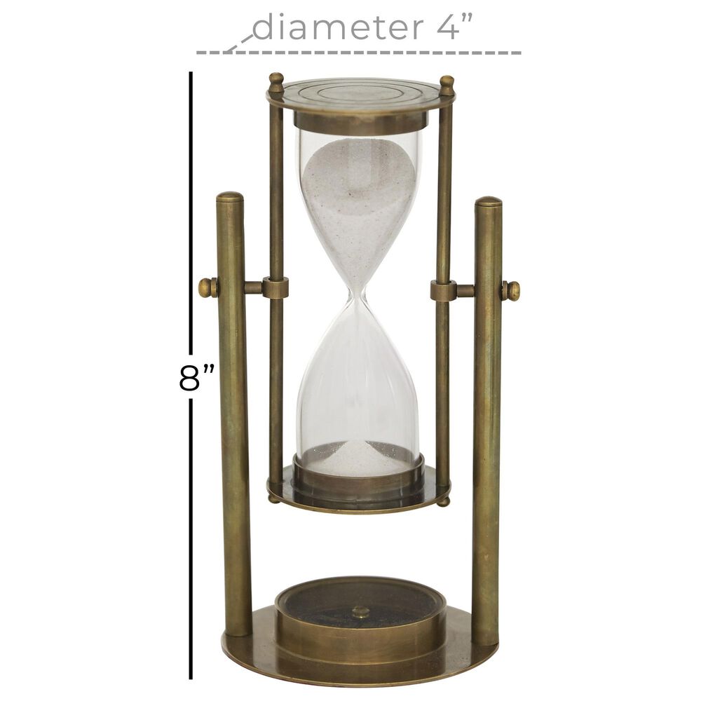 Maple and Jade 8&quot; Timer in Bronze, , large