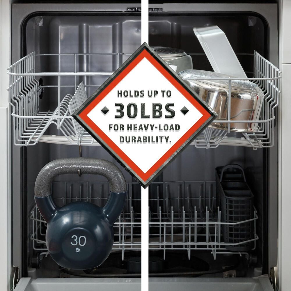 Hotpoint 24" Built-In Front Control Dishwasher with Plastic Interior in Black, , large