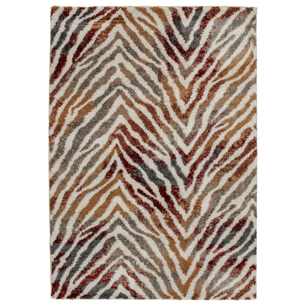 Central Oriental Tulsa Catina 9869WSM 8' x 10' Multicolor Area Rug, , large