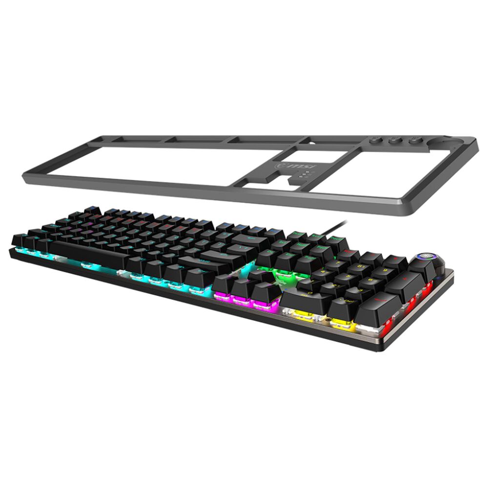 MSI Forge GK310 Red Switches Gaming Keyboard in Black, , large