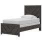Ashley Prendonea 4-Piece Twin Bedroom Set in Dark Charcoal, , large