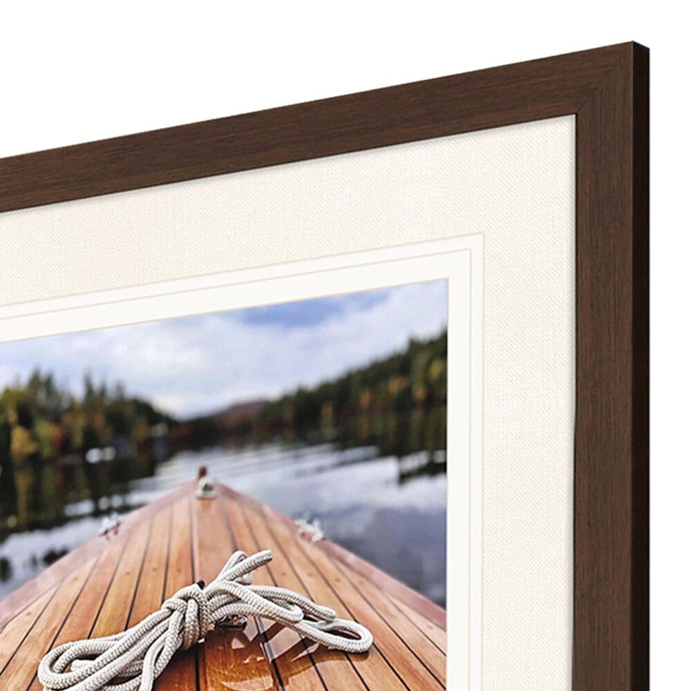 Paragon 23" x 27" Peaceful Lake Wall Art Set in Brown (Set of 4), , large