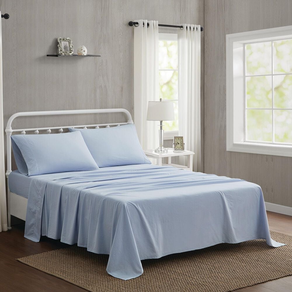 Pem America 4-Piece Full Sheet Set in Blue, , large