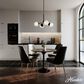 Hunter Hepburn 4-Light Chandelier in Matte Black, , large